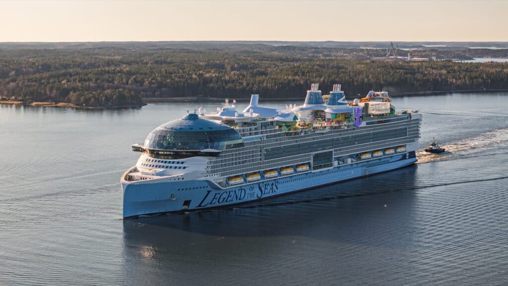 Legend of the Seas depatring for Seatrails April 2026