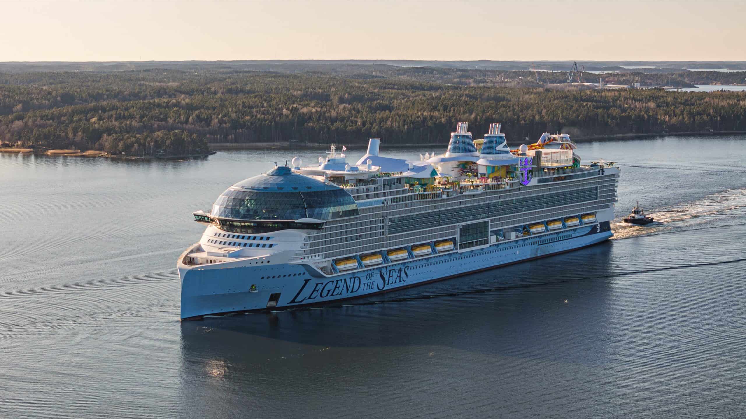 Legend of the Seas depatring for Seatrails April 2026